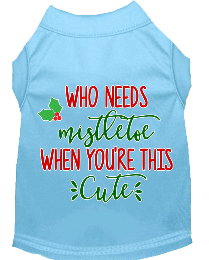 Spread Holiday Cheer with This Cute Christmas Dog Tee - No Mistletoe Required! - My Best Friend Furever