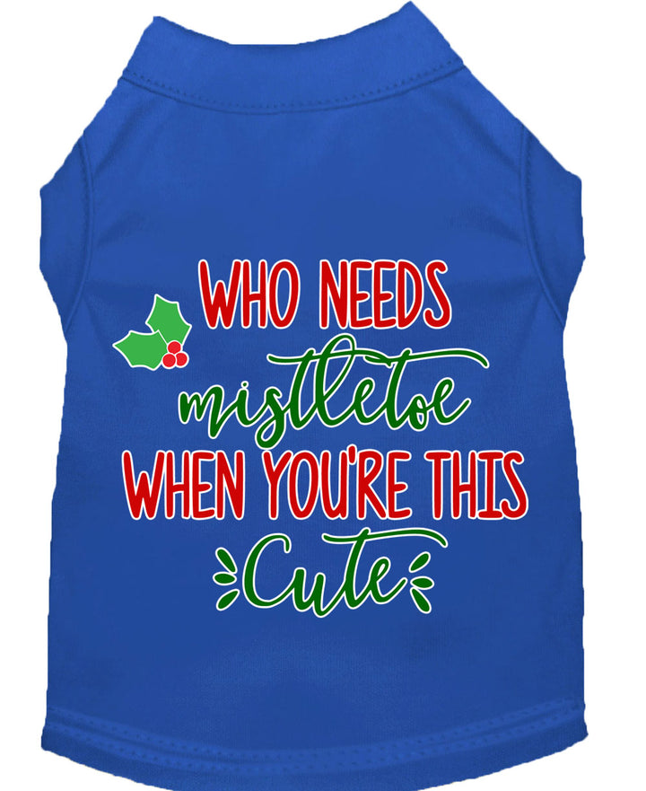Spread Holiday Cheer with This Cute Christmas Dog Tee - No Mistletoe Required! - My Best Friend Furever