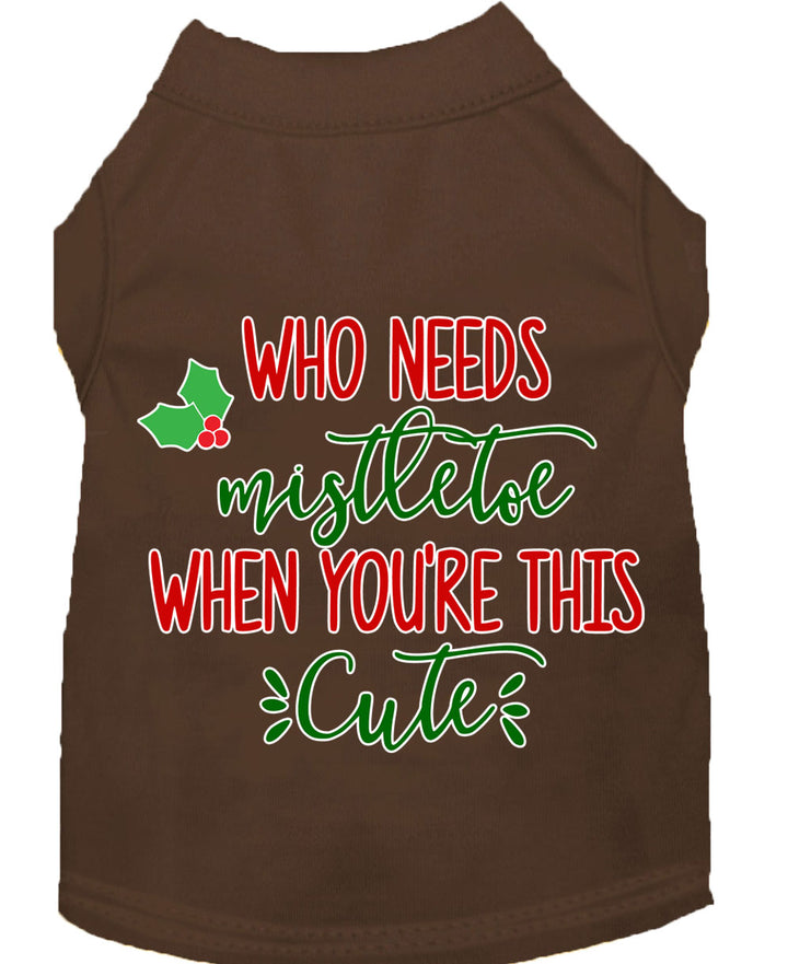 Spread Holiday Cheer with This Cute Christmas Dog Tee - No Mistletoe Required! - My Best Friend Furever