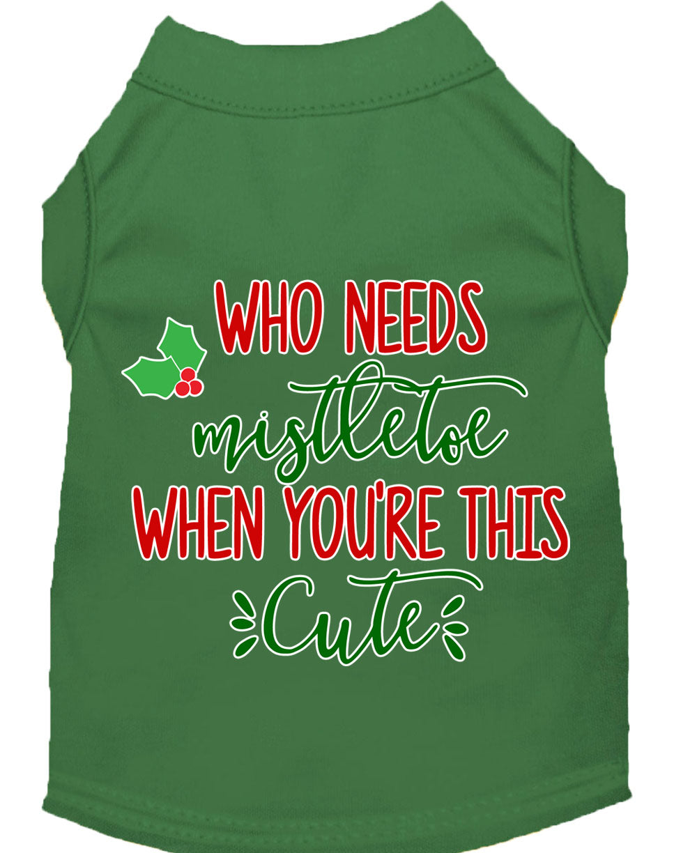 Spread Holiday Cheer with This Cute Christmas Dog Tee - No Mistletoe Required! - My Best Friend Furever