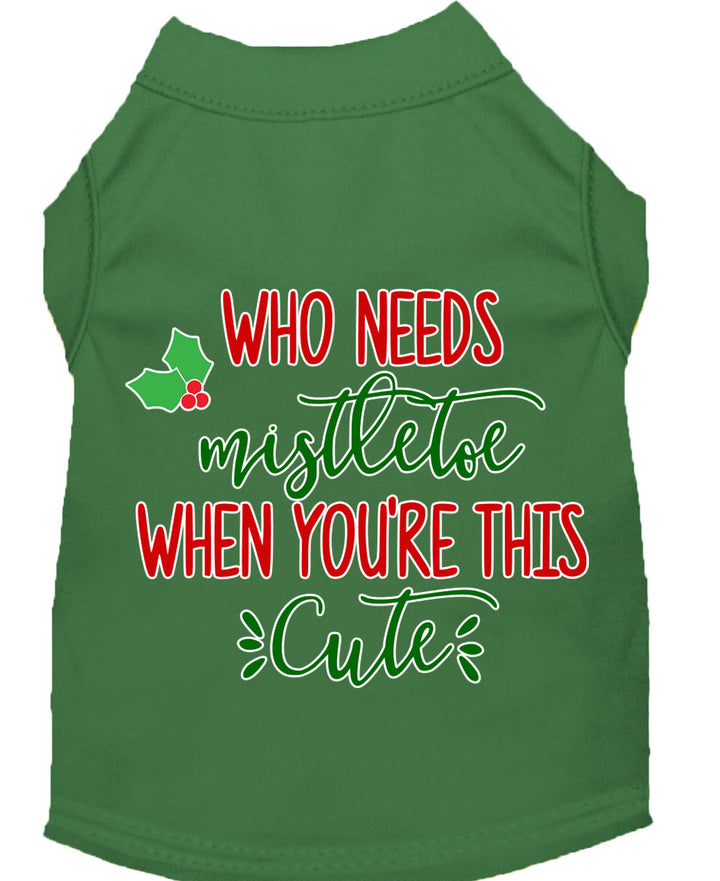 Spread Holiday Cheer with This Cute Christmas Dog Tee - No Mistletoe Required! - My Best Friend Furever