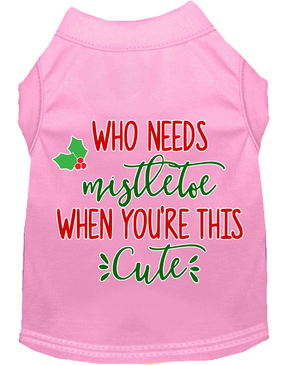 Spread Holiday Cheer with This Cute Christmas Dog Tee - No Mistletoe Required! - My Best Friend Furever