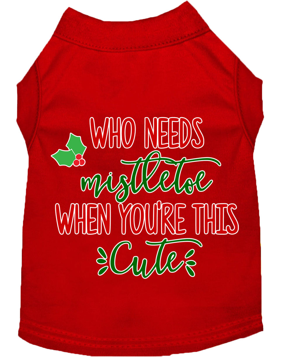 Spread Holiday Cheer with This Cute Christmas Dog Tee - No Mistletoe Required! - My Best Friend Furever