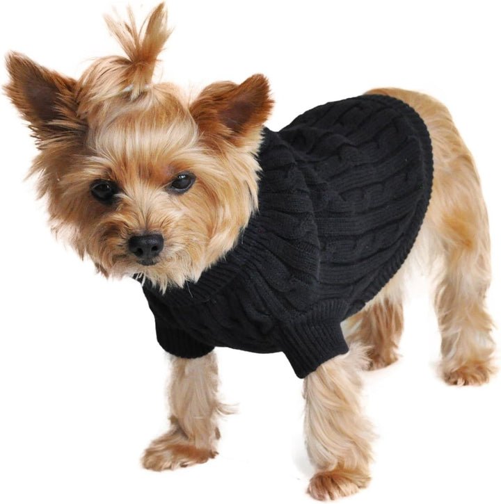 Get ready for the colder months with our classic Cable Knit Sweaters for dogs - perfect for fall and winter! - My Best Friend Furever