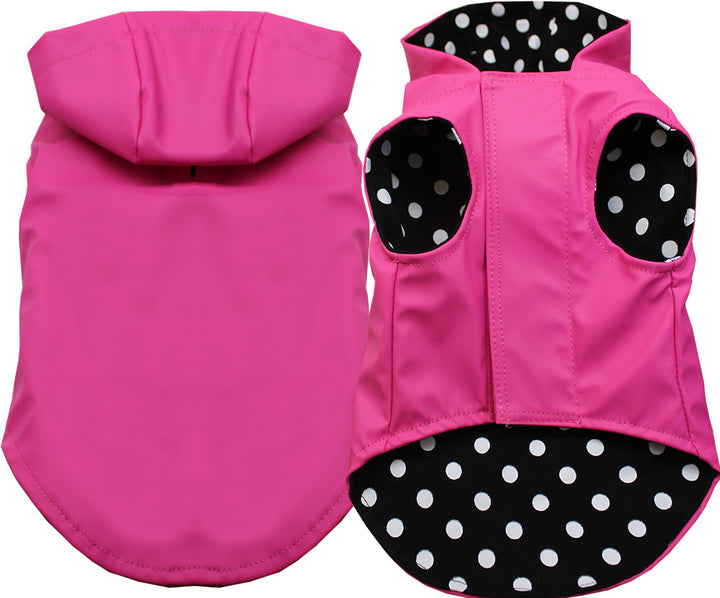 Stylish Dog Hooded Raincoat with Water Resistant Shell and Warm Hoodie - Perfect for Rainy Walks! - My Best Friend Furever