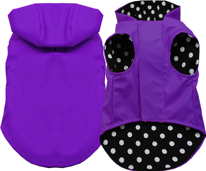 Stylish Dog Hooded Raincoat with Water Resistant Shell and Warm Hoodie - Perfect for Rainy Walks! - My Best Friend Furever