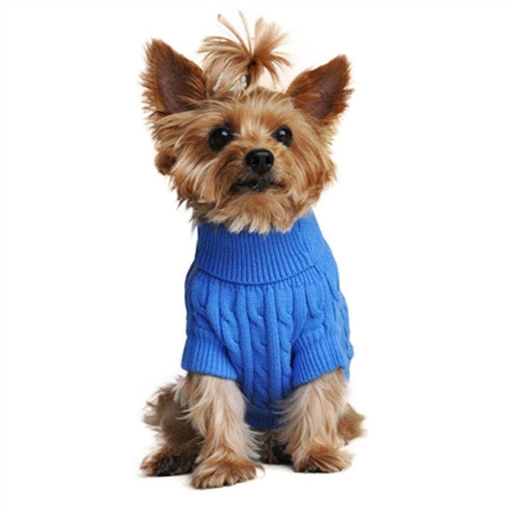 Get ready for the colder months with our classic Cable Knit Sweaters for dogs - perfect for fall and winter! - My Best Friend Furever