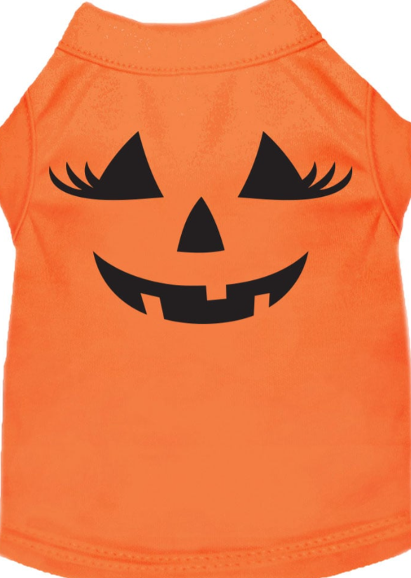 Pumpkin Face with Lases Costume Dog Shirt - Spooky & Stylish Pet Attire - My Best Friend Furever