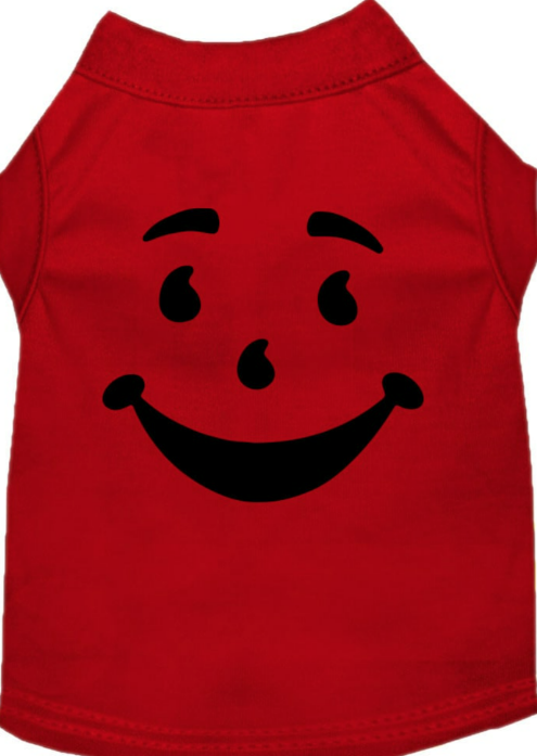 Kool-Aid Man Inspired Dog Shirt - Red and Playful Canine Costume - My Best Friend Furever