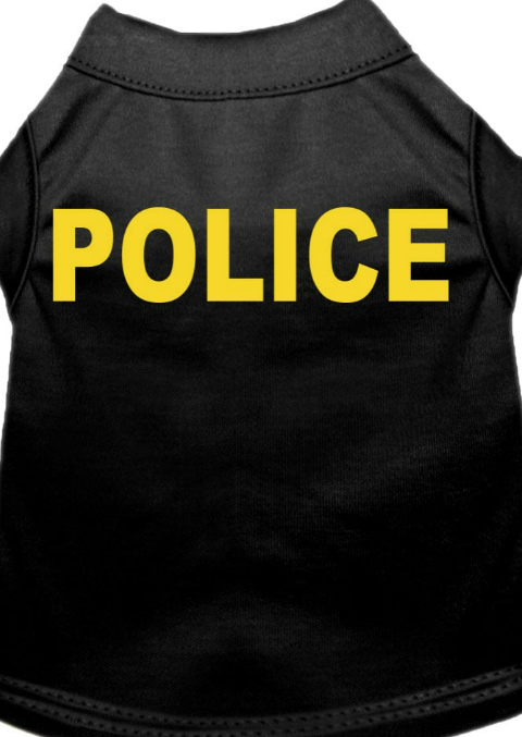 Canine Crimefighter Costume Shirt - Playful Police Pup Attire - My Best Friend Furever