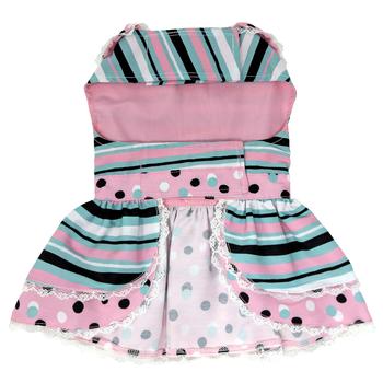 Dots & Stripes Harness Dress - My Best Friend Furever