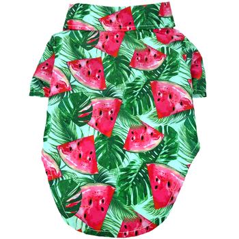 Juicy Watermelon Print Hawaiian Dog Shirt - My Best Friend Furever