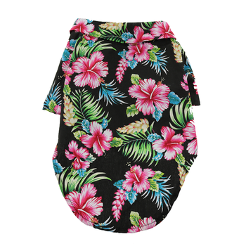 Paradise Nights Floral Hawaiian Dog Shirt - My Best Friend Furever