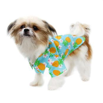 Pineapple Luau Hawaiian Dog Shirt - My Best Friend Furever