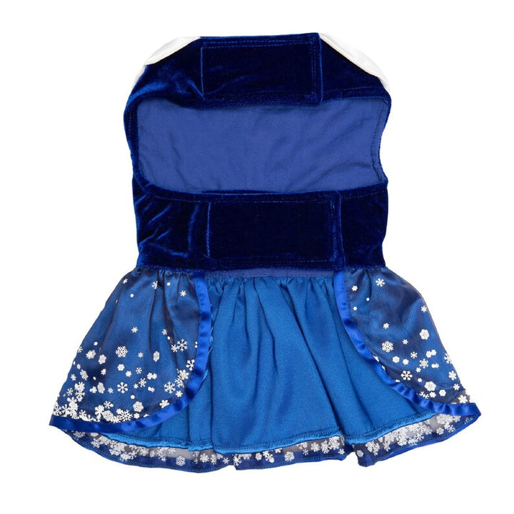Holiday Harness Dress- Snowflakes - My Best Friend Furever