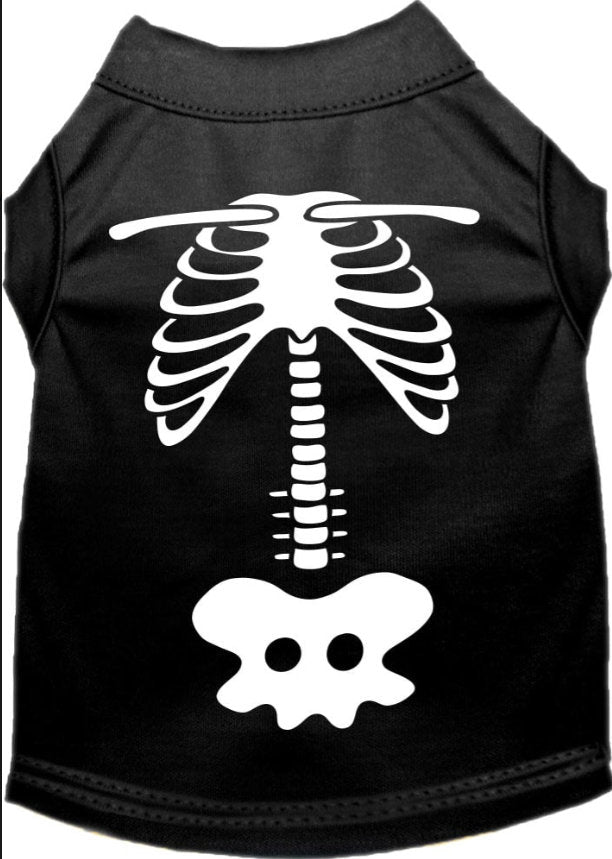 Skeleton Bones Dog Shirt - Spooky and Stylish Canine Attire