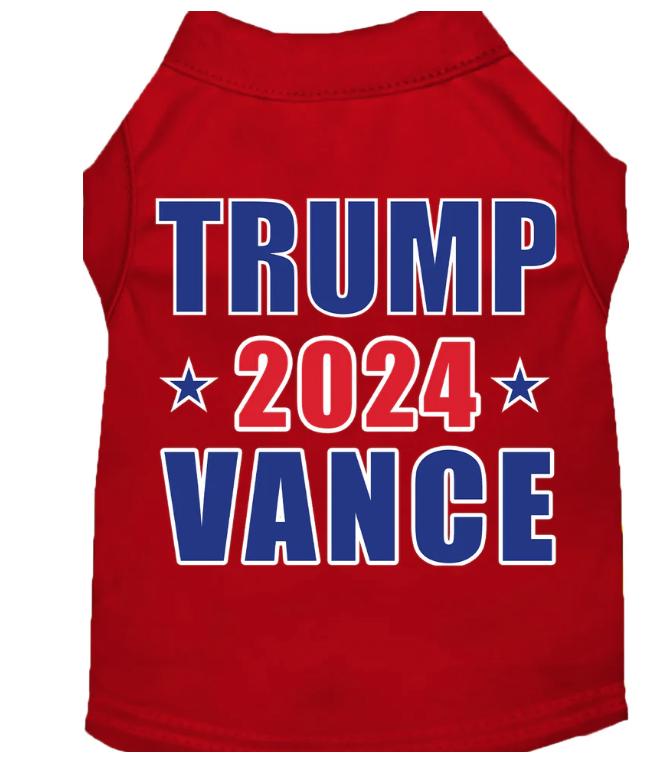Trump 2024 Supporter Dog Shirt - Patriotic Pet Apparel