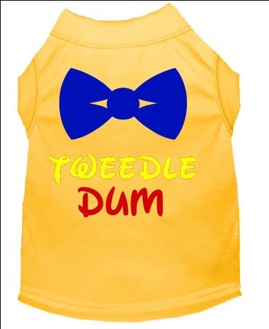 Mischievous Duo Dog Shirt - Choose Your Pet’s Perfect Playful Tee- Dum or Dee