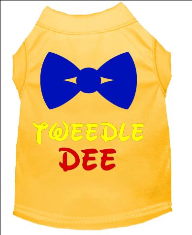 Mischievous Duo Dog Shirt - Choose Your Pet’s Perfect Playful Tee- Dum or Dee