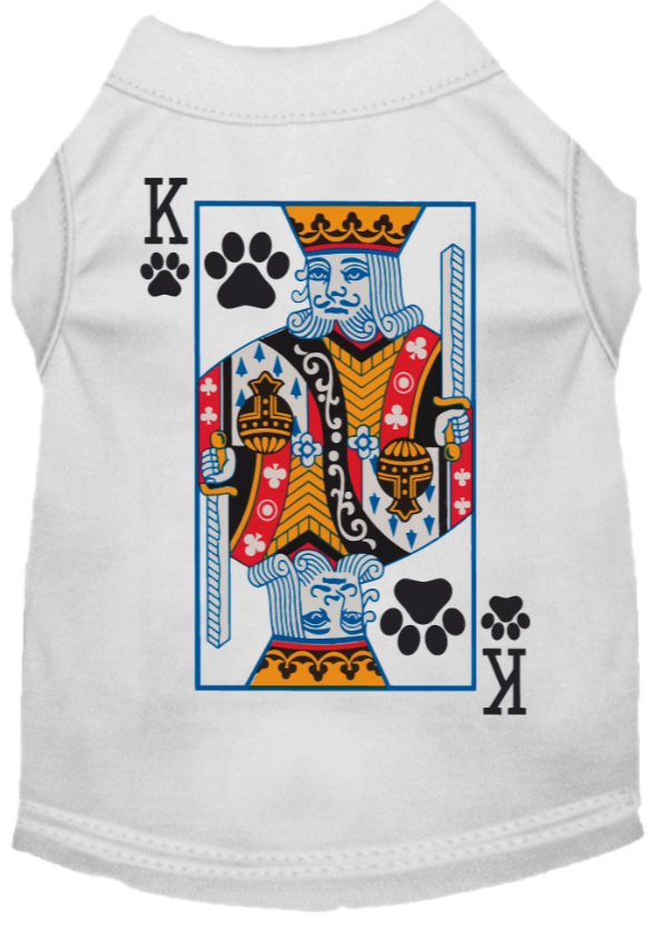 King of Paws and Queen of Hearts Dog Shirt Set - Royal Canine Duo - My Best Friend Furever