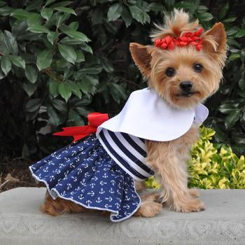 Nautical Dog Dress - My Best Friend Furever