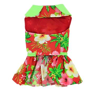 Hawaiian Red Hibiscus Dress - My Best Friend Furever